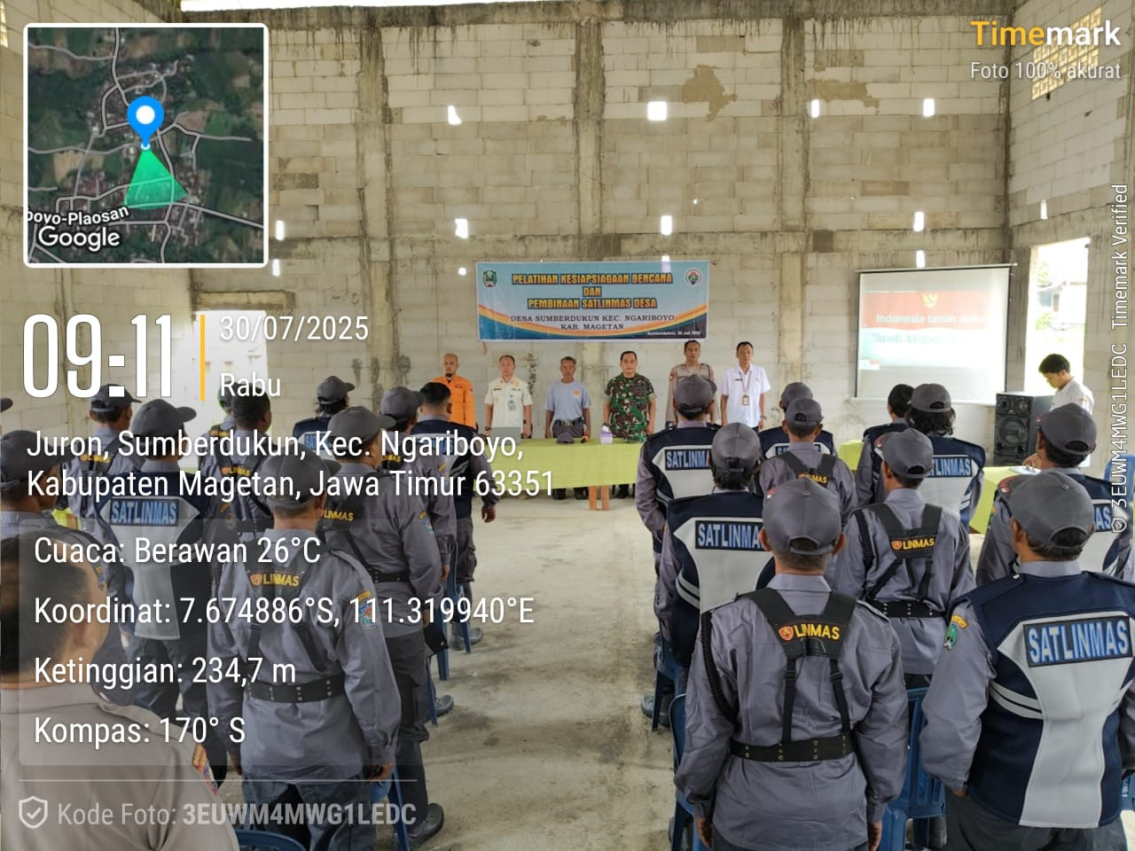 PEMBINAAN KESIAPSIAGAAN SATLINMAS DESA