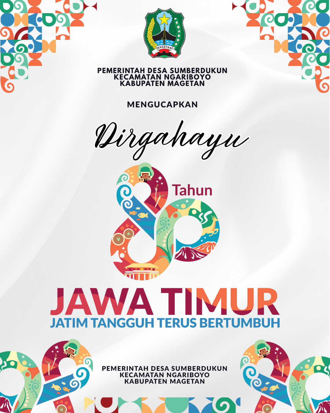 DIRGAHAYU KE-80 PROVINSI JAWA TIMUR