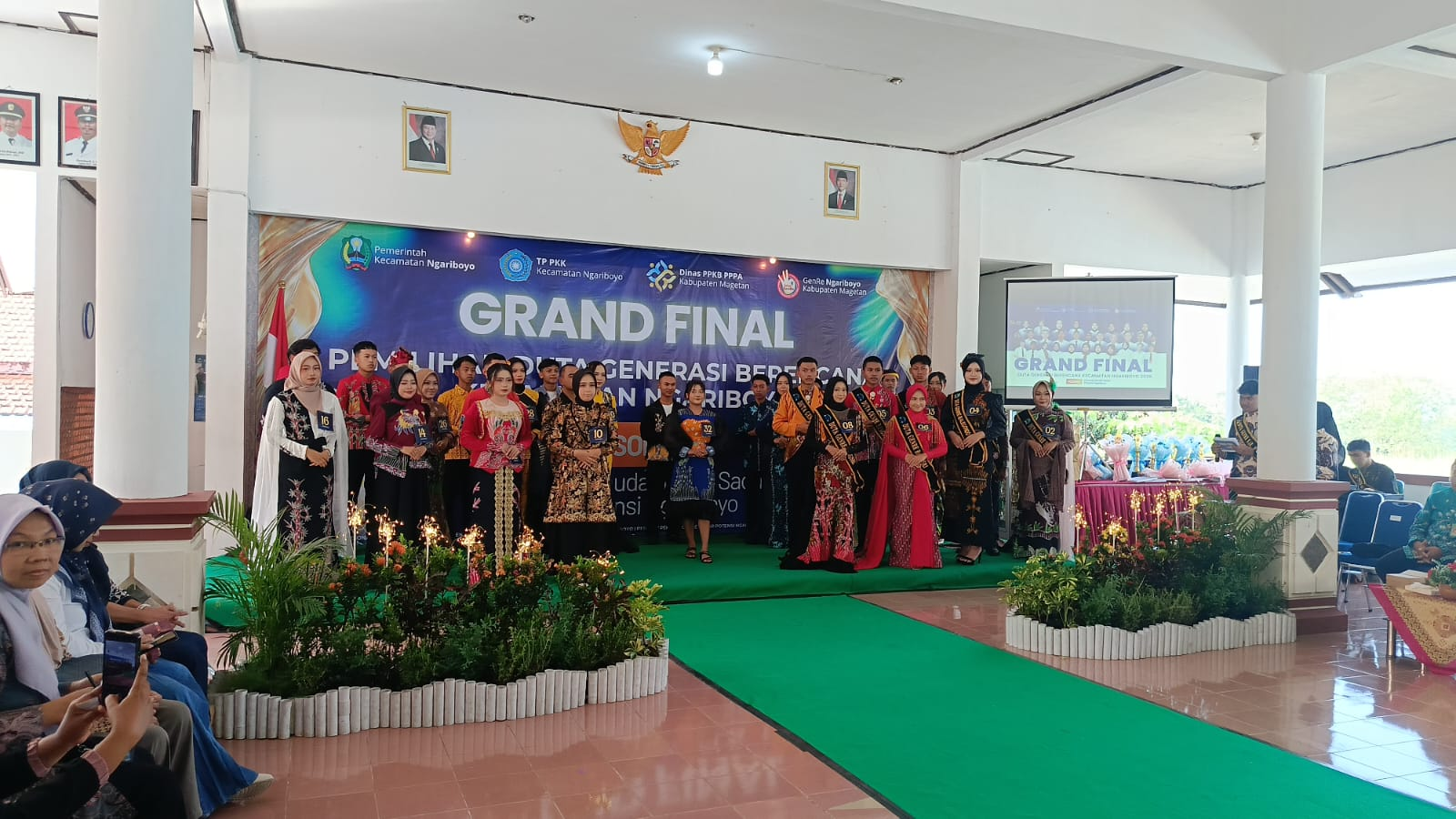 GRAND FINAL PEMILIHAN DUTA GENRE KECAMATAN NGARIBOYO 2026, DUTA GENRE DESA SUMBERDUKUN RAIH JUARA 1 PUTRI DAN JUARA 2 PUTRA