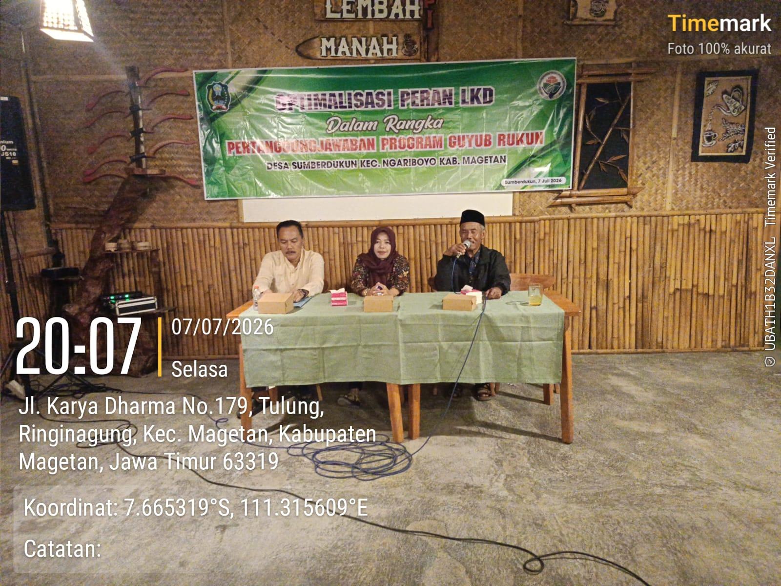 OPTIMALISASI PERAN LKD DALAM RANGKA PERTANGGUNGJAWABAN PROGRAM GUYUB RUKUN