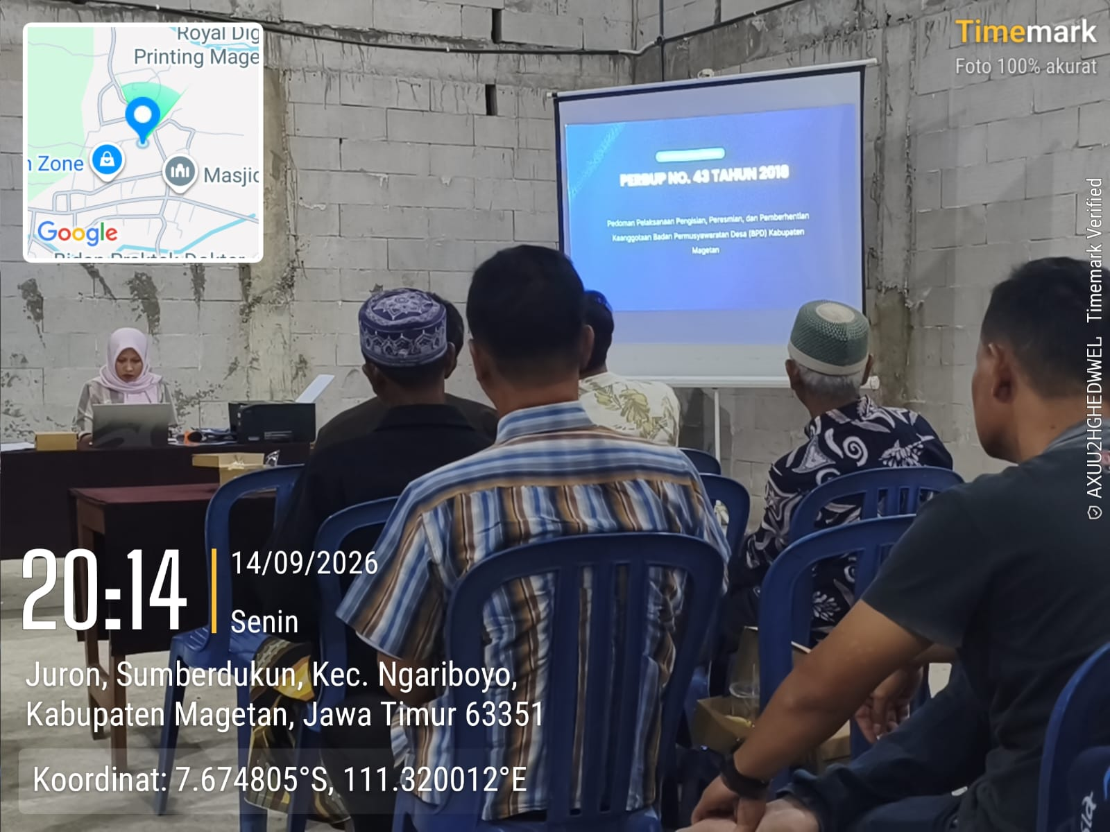 SOSIALISASI DAN PEMBENTUKAN PANITIA PENGISIAN BPD DESA SUMBERDUKUN MASA BHAKTI 2027-2035
